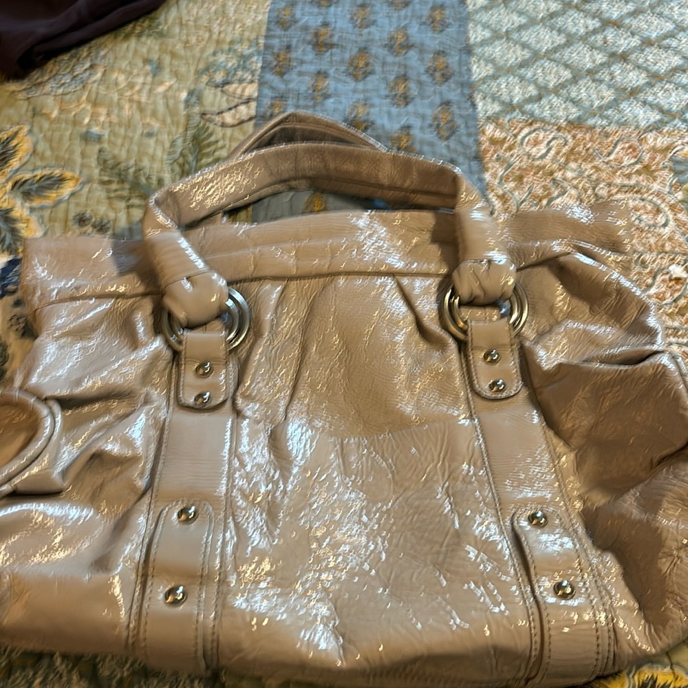 Womens EVERYDAY Handbag. Pewter Leather Hobo Shoulder Bag Oversize Slouchy